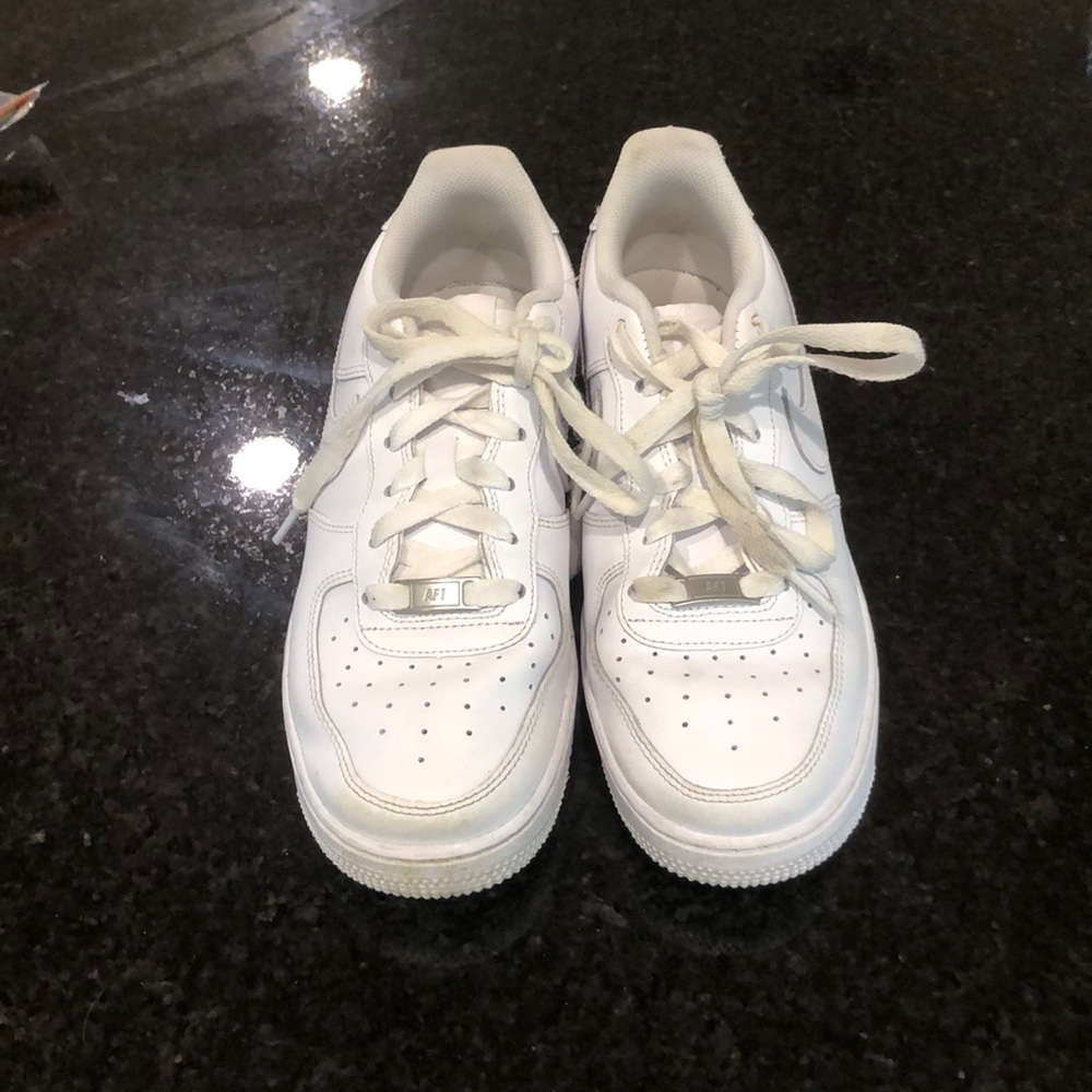Women’s White Nike Air Force Ones